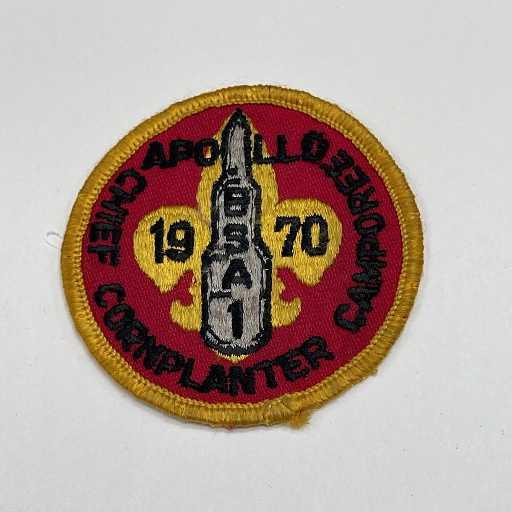 Chief Cornplanter Apollo Patch Camporee Boy Scout Badge BSA1 1970 Vintage